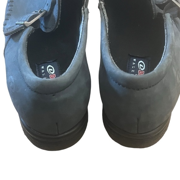 DEXTER Bluish/Grey Leather Walkmocs Slip On High Quality Comfort Shoes - Picture 3 of 8